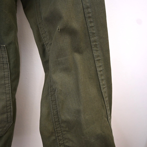 Life Nature Love Military Jacket Medium Army Green Safety Pin Patch Pockets - Picture 8 of 14